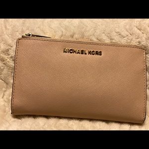 Michael Kors double zip wallet